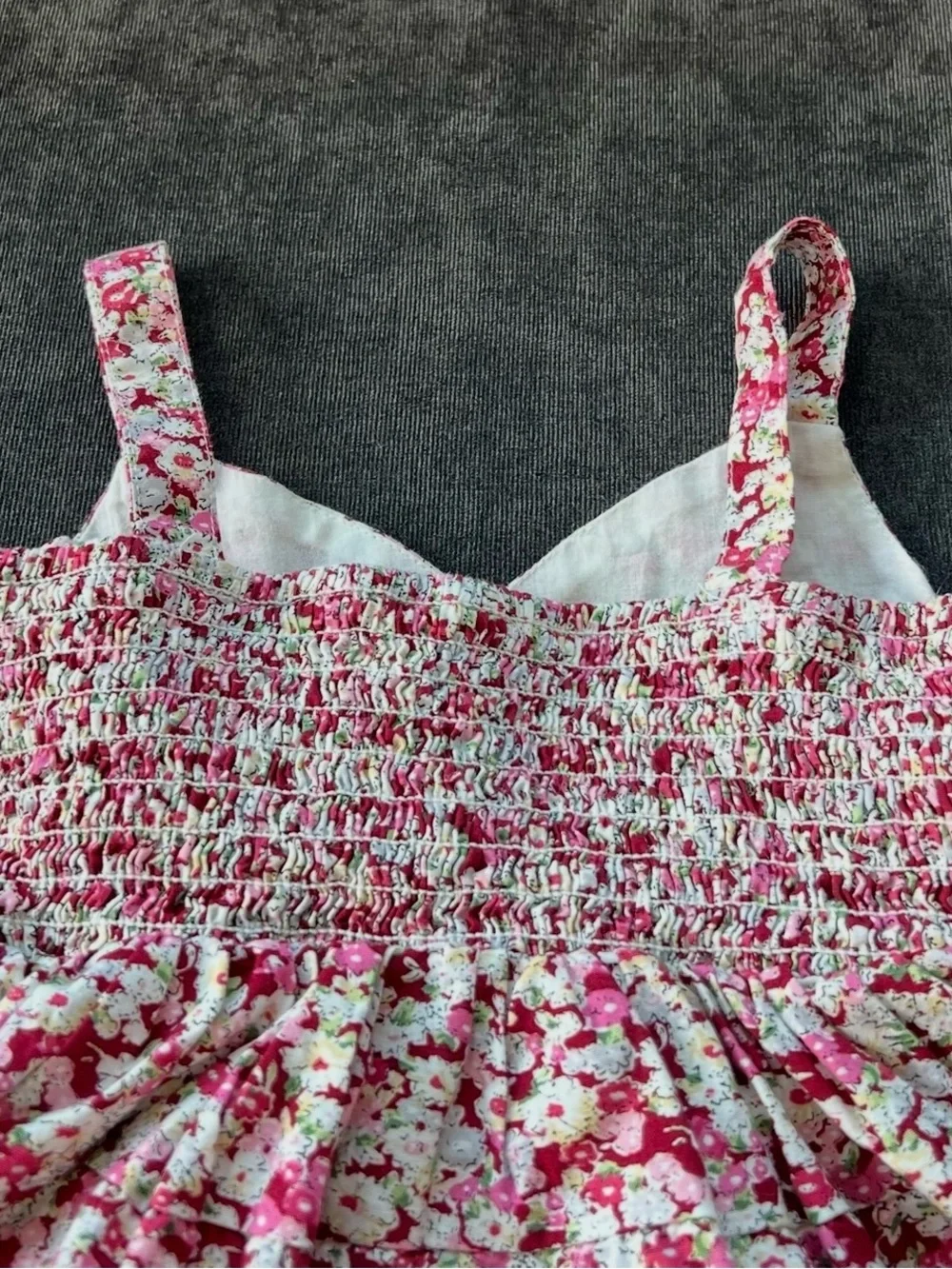 Jane + Jo Sweetheart Dress in Freedom Floral Size 12-18 Months